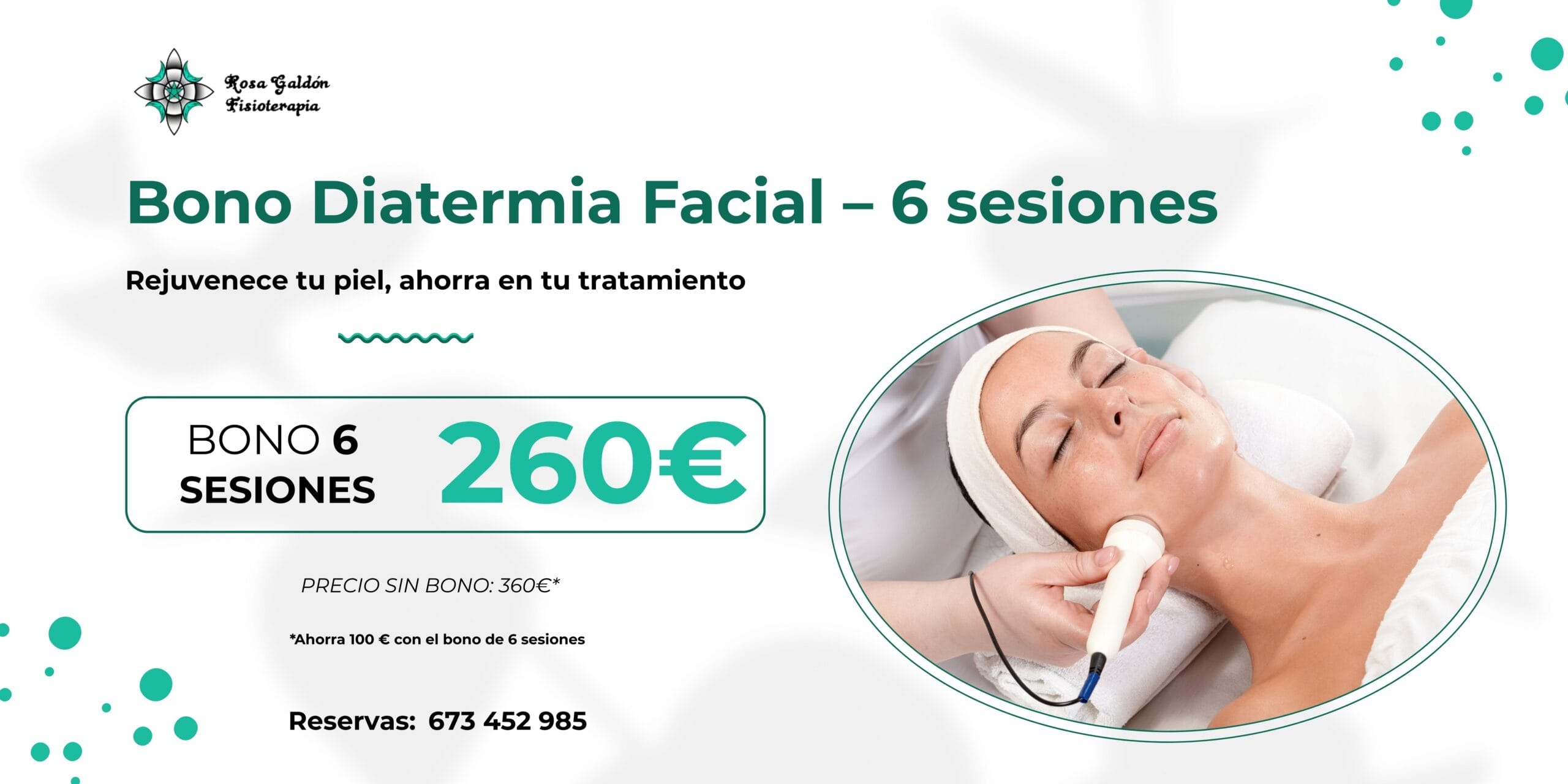 Bono de diatermia facial de 6 sesiones en Albacete