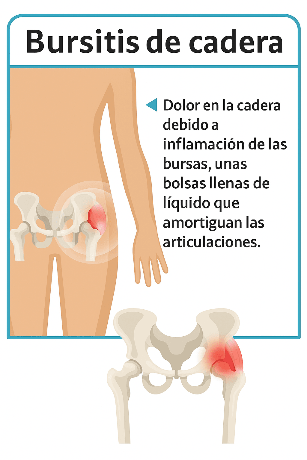 Que es la bursitis de cadera