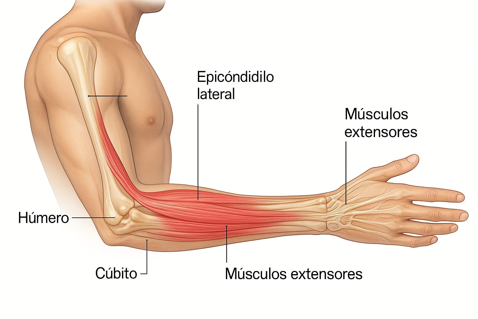 Dolor en el antebrazo derecho