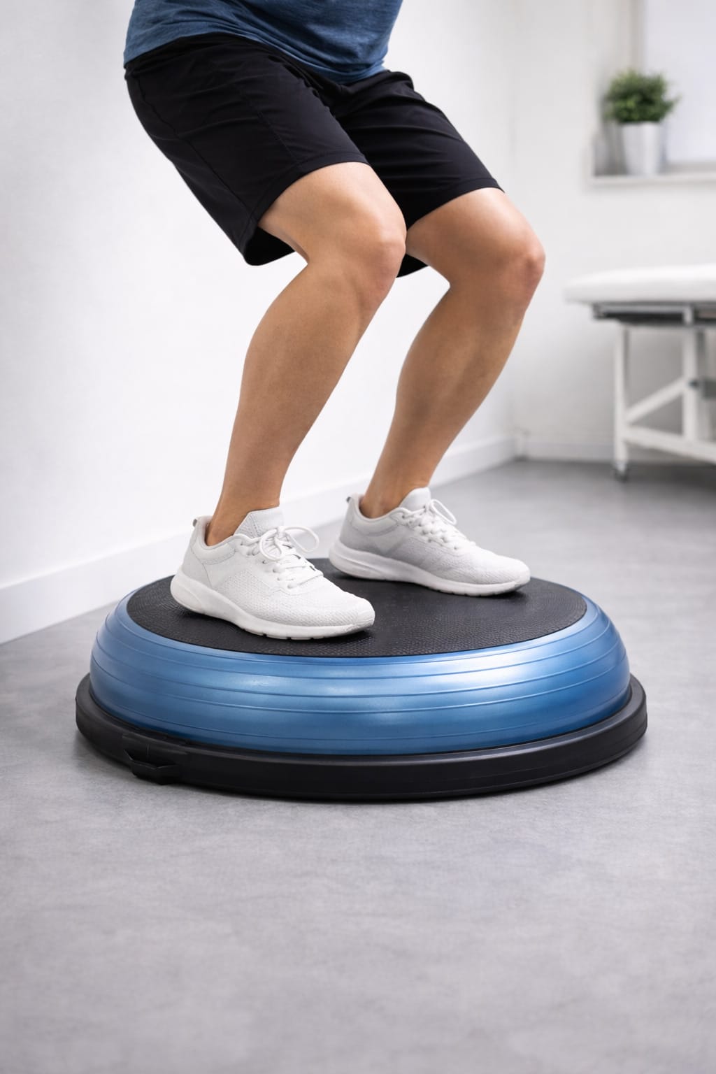 Ejercicio en BOSU o superficie inestable