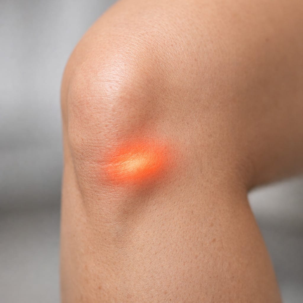 Qué zona duele en una tendinitis rotuliana